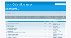 Desktop Screenshot of forum.objectifminceur.com