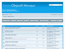 Tablet Screenshot of forum.objectifminceur.com